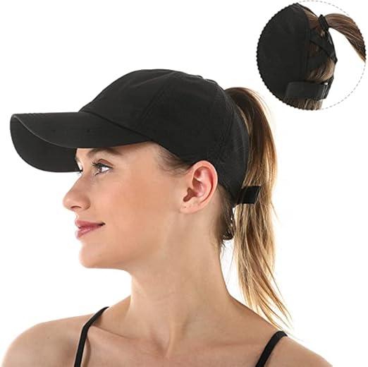 Womens Ponytail Hat Baseball Cap