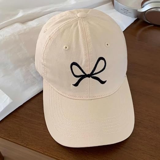 Trendy Bow-Tie Baseball Cap for Women