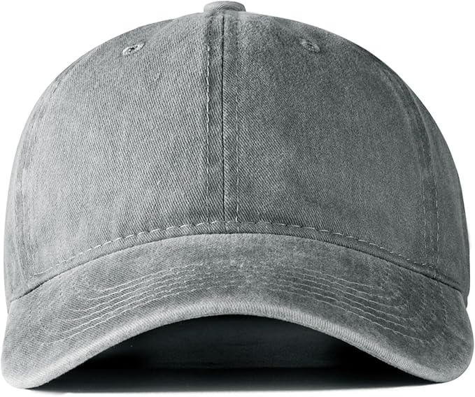 Washed Cotton Baseball Cap – Vintage Grey