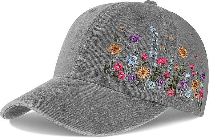 Biggun Trendy Embroidered Baseball Cap for Girls Women Men